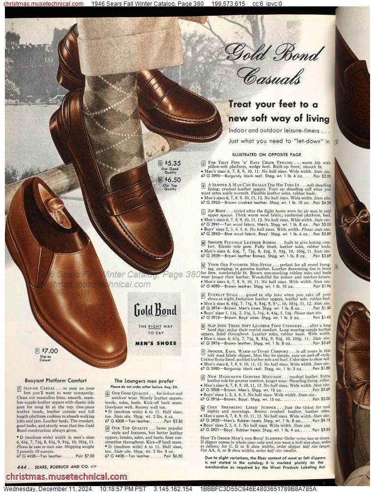 1946 Sears Fall Winter Catalog, Page 380