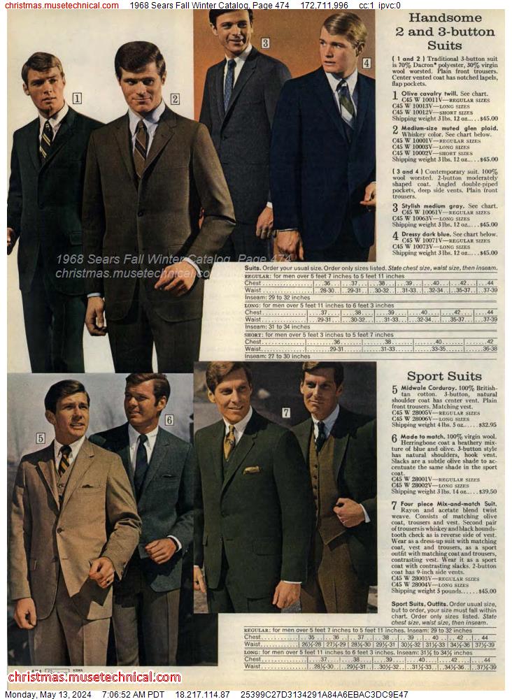 1968 Sears Fall Winter Catalog, Page 474