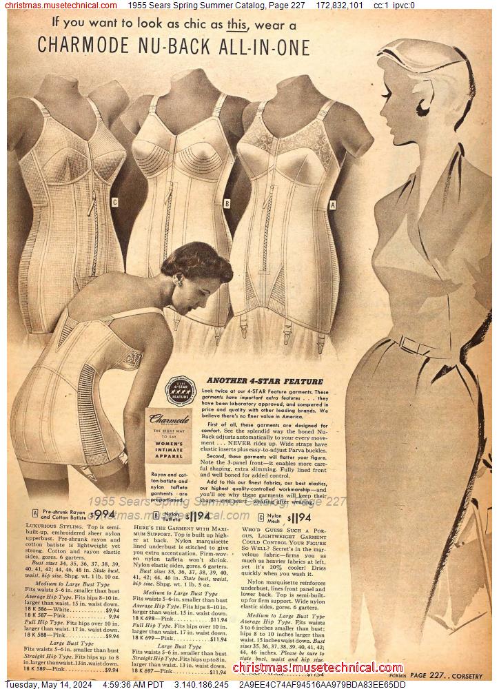 1955 Sears Spring Summer Catalog, Page 227