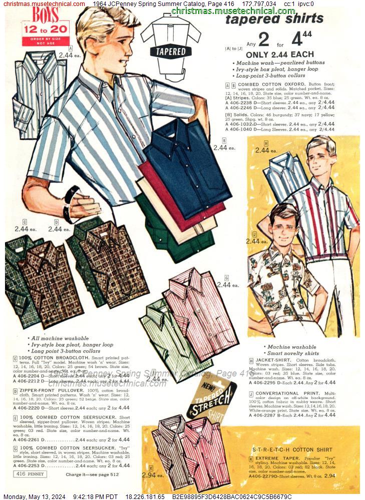 1964 JCPenney Spring Summer Catalog, Page 416