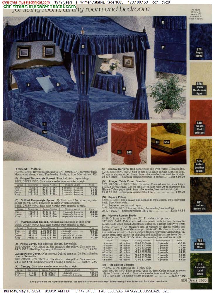 1979 Sears Fall Winter Catalog, Page 1685