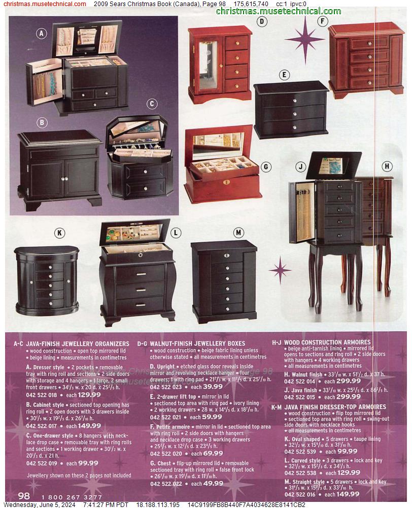 2009 Sears Christmas Book (Canada), Page 98
