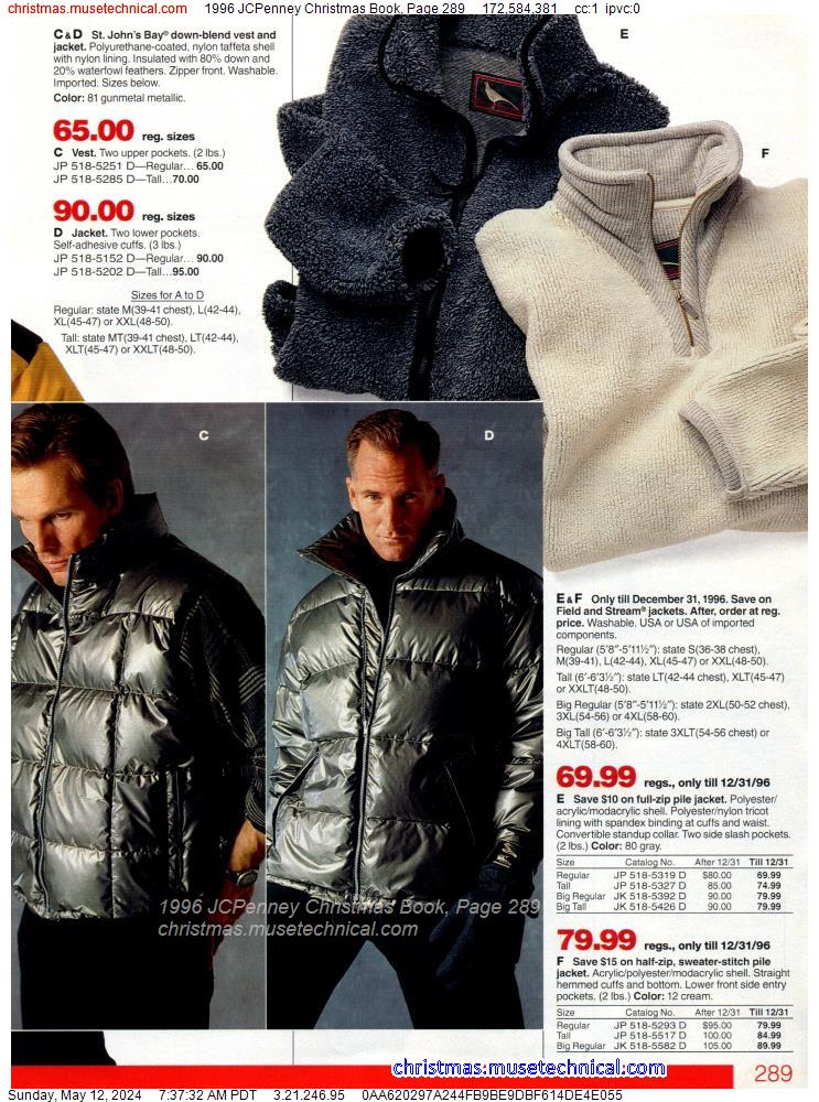 1996 JCPenney Christmas Book, Page 289