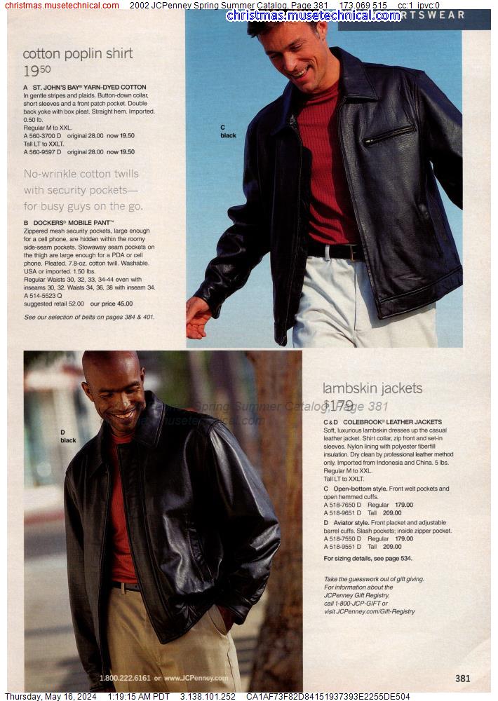 2002 JCPenney Spring Summer Catalog, Page 381