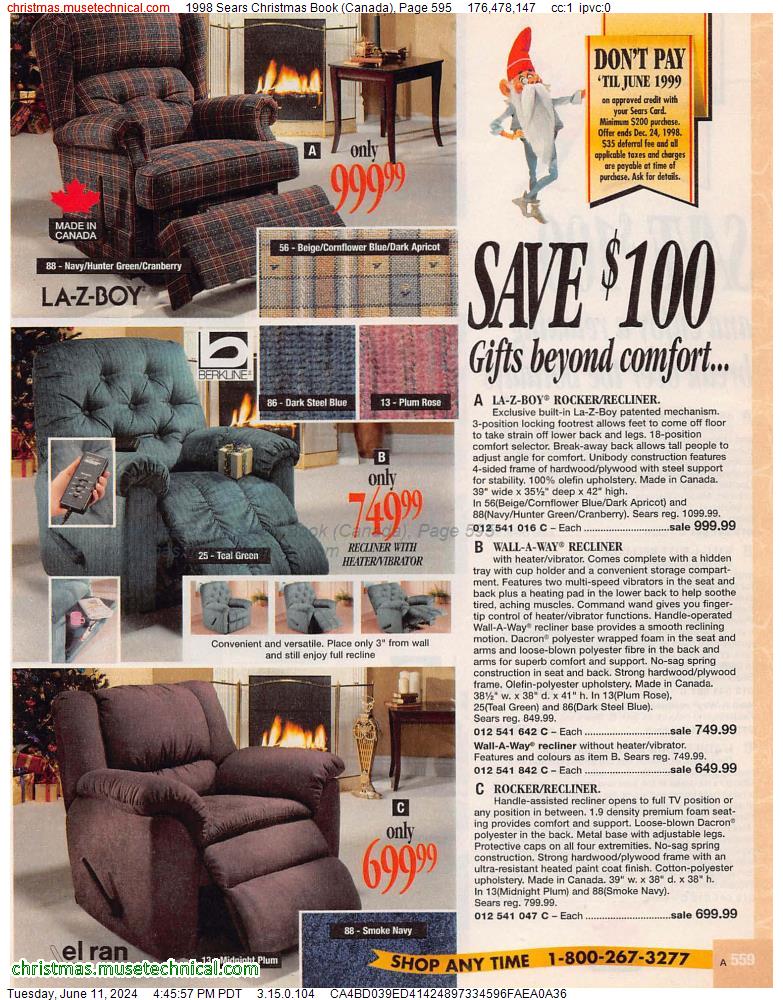 1998 Sears Christmas Book (Canada), Page 595