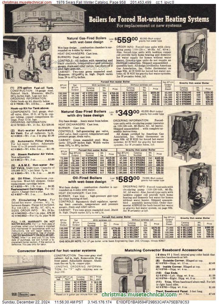 1976 Sears Fall Winter Catalog, Page 958