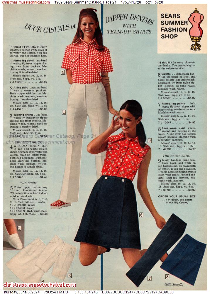 1969 Sears Summer Catalog, Page 21