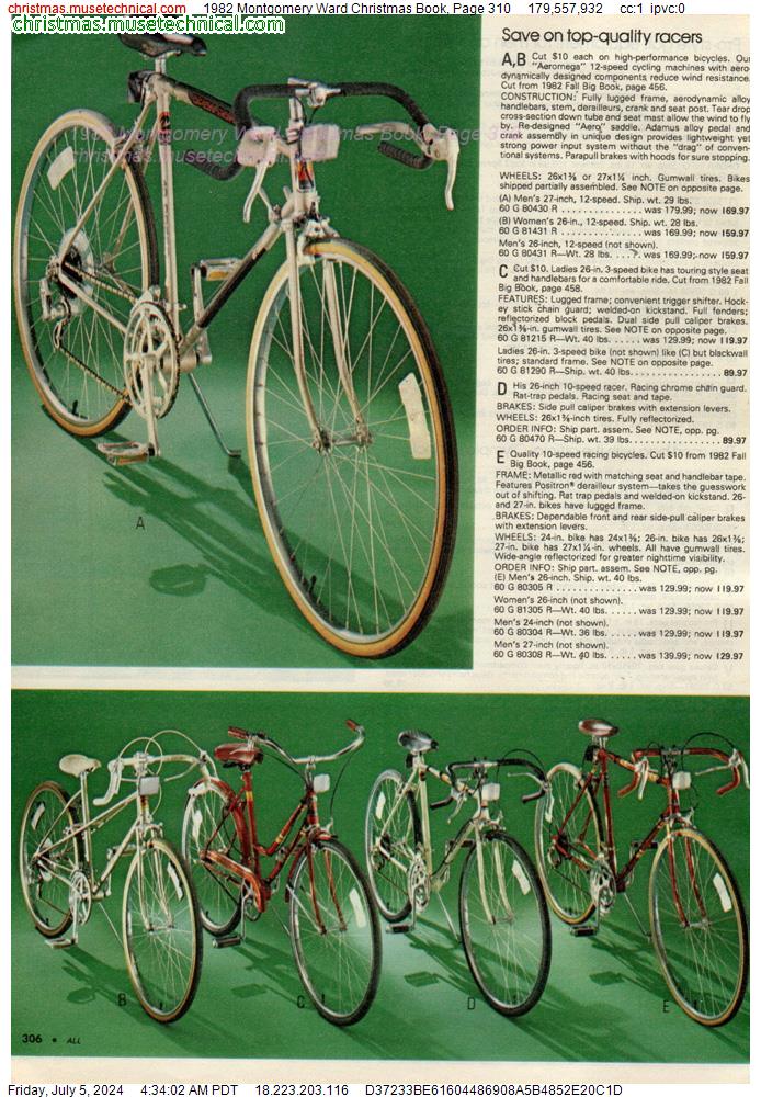 1982 Montgomery Ward Christmas Book, Page 310