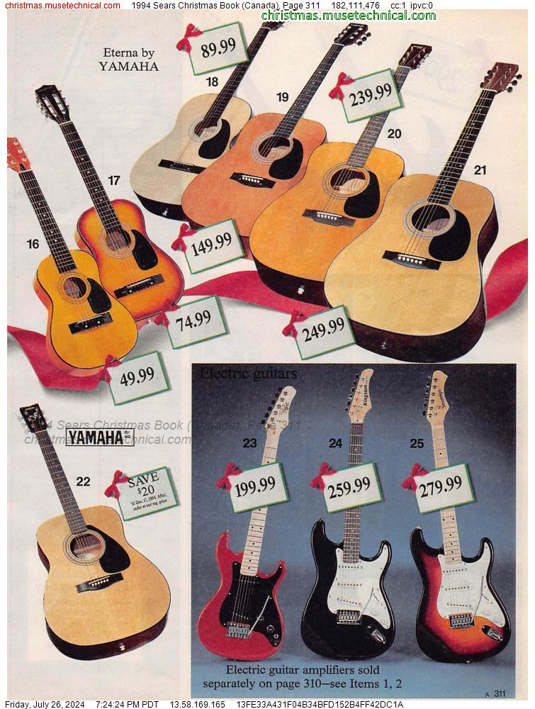 1994 Sears Christmas Book (Canada), Page 311