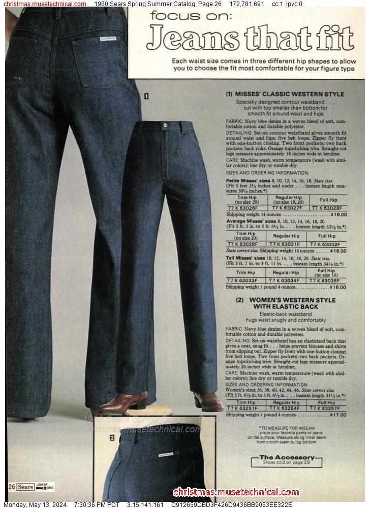 1980 Sears Spring Summer Catalog, Page 26