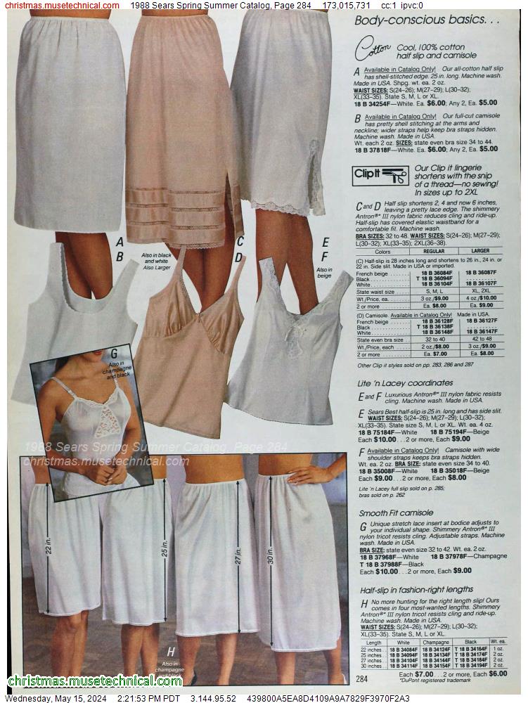 1988 Sears Spring Summer Catalog, Page 284