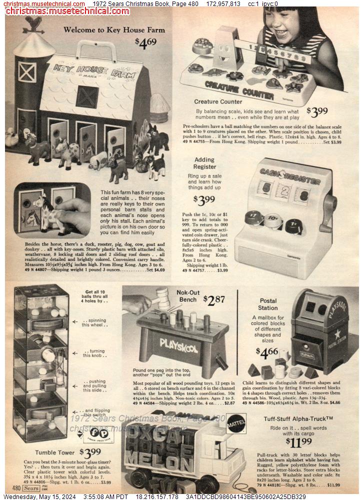 1972 Sears Christmas Book, Page 480
