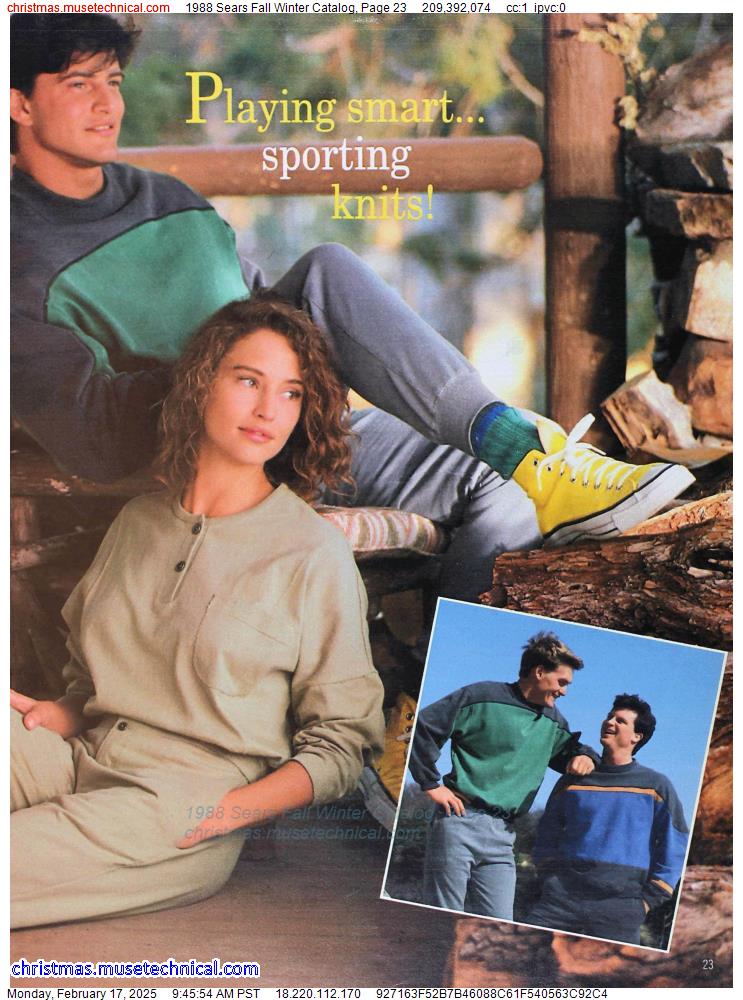 1988 Sears Fall Winter Catalog, Page 23