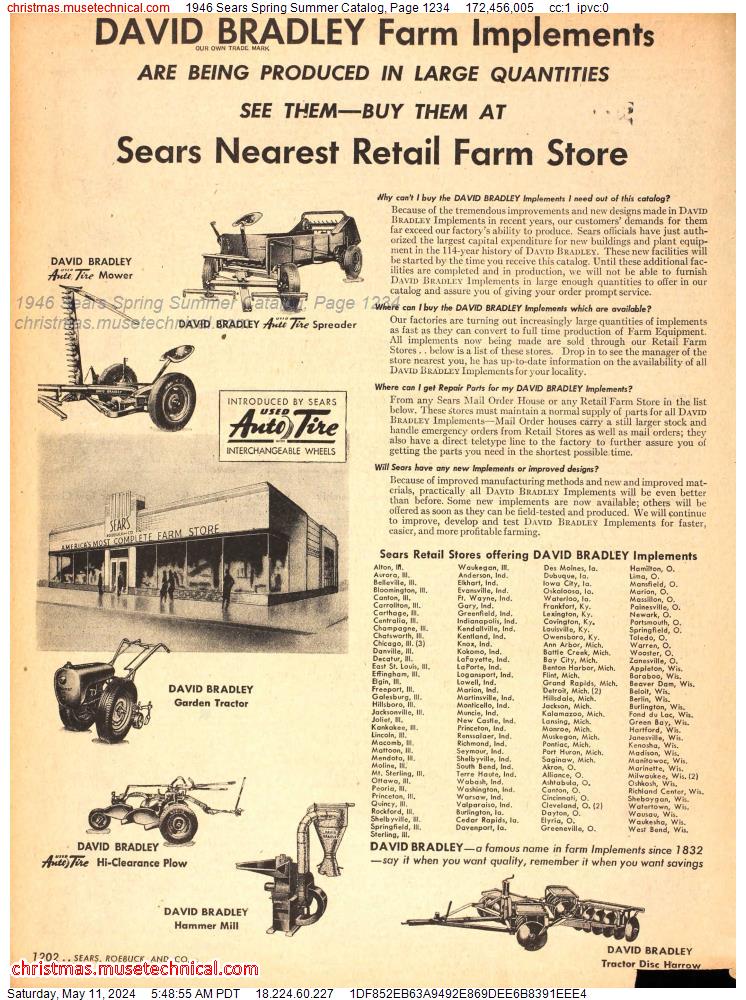 1946 Sears Spring Summer Catalog, Page 1234
