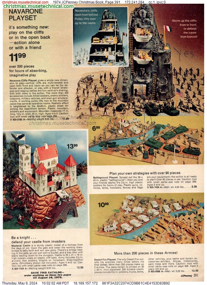 1974 JCPenney Christmas Book, Page 391