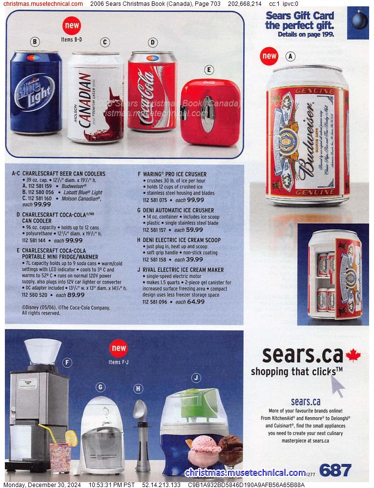 2006 Sears Christmas Book (Canada), Page 703