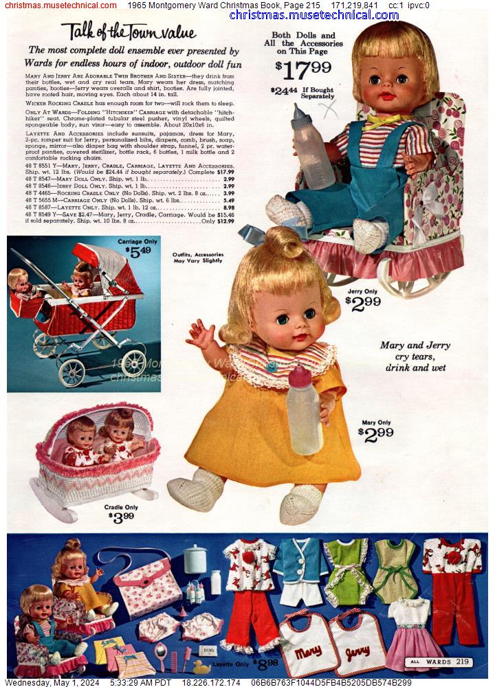 1965 Montgomery Ward Christmas Book, Page 215