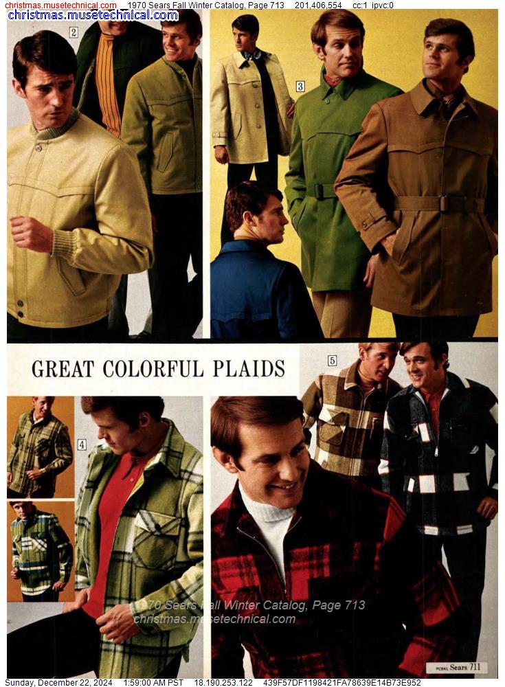 1970 Sears Fall Winter Catalog, Page 713