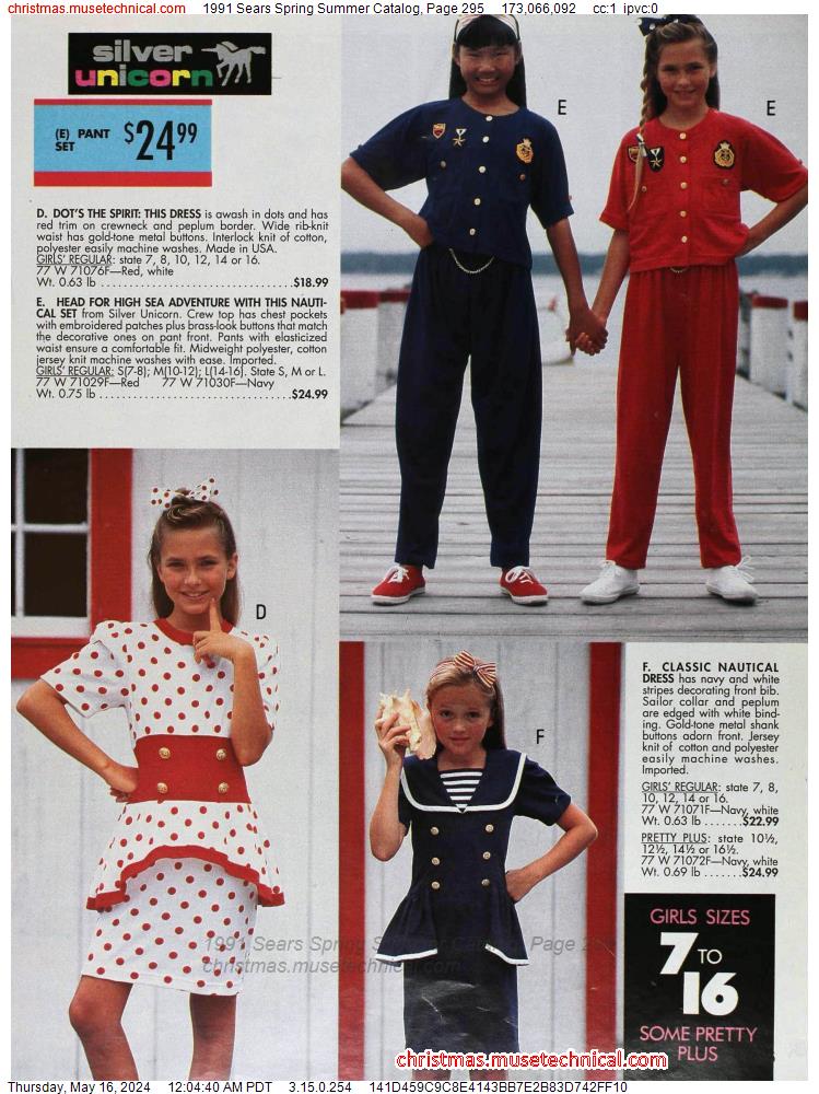 1991 Sears Spring Summer Catalog, Page 295