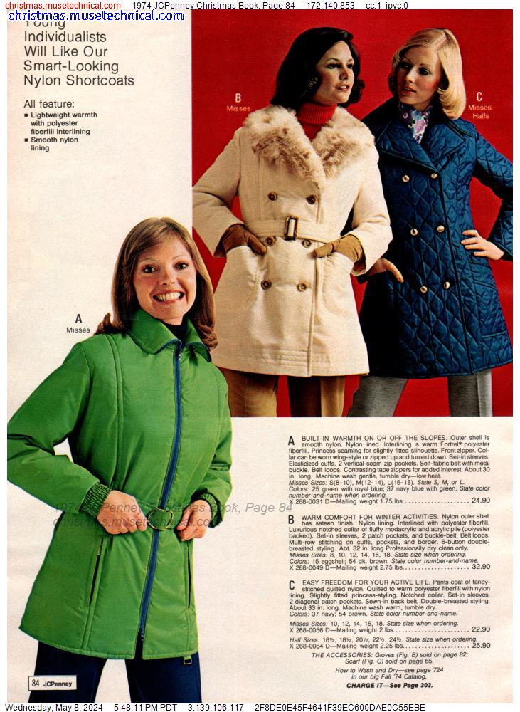 1974 JCPenney Christmas Book, Page 84