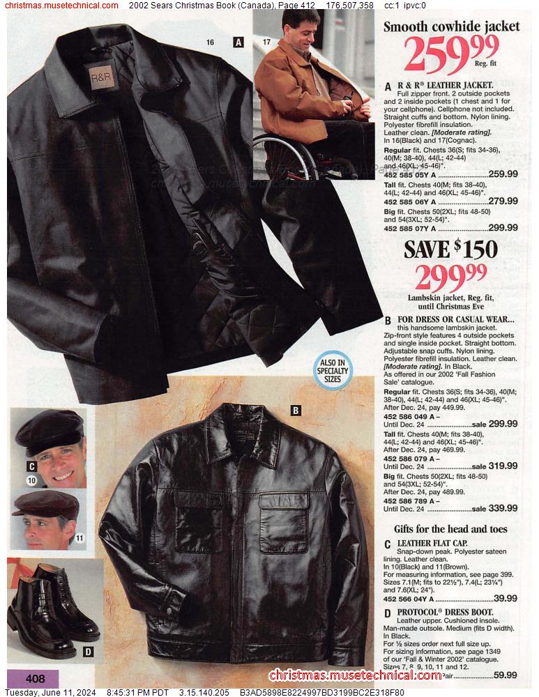 2002 Sears Christmas Book (Canada), Page 412