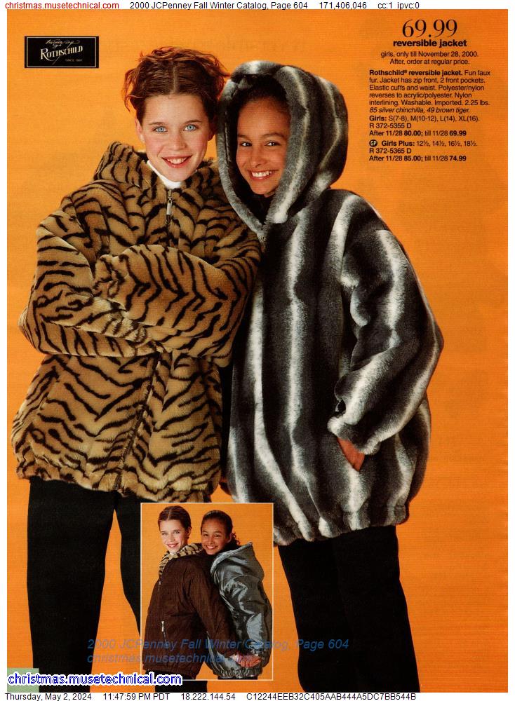 2000 JCPenney Fall Winter Catalog, Page 604