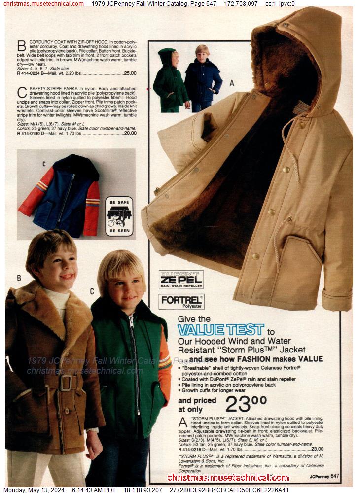 1979 JCPenney Fall Winter Catalog, Page 647