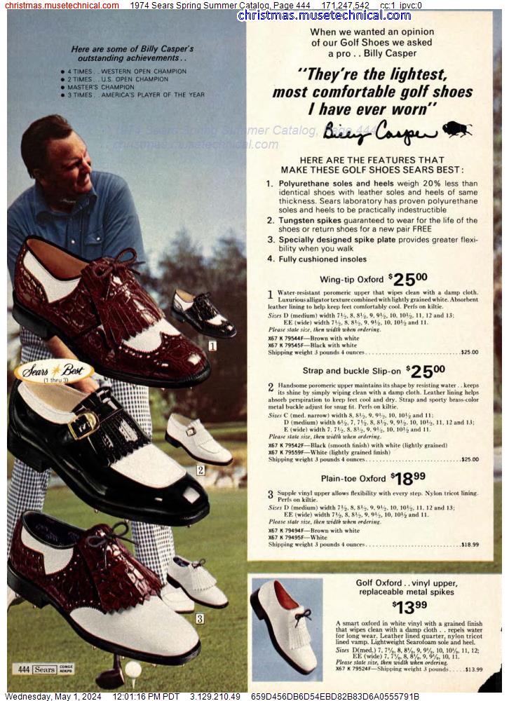 1974 Sears Spring Summer Catalog, Page 444