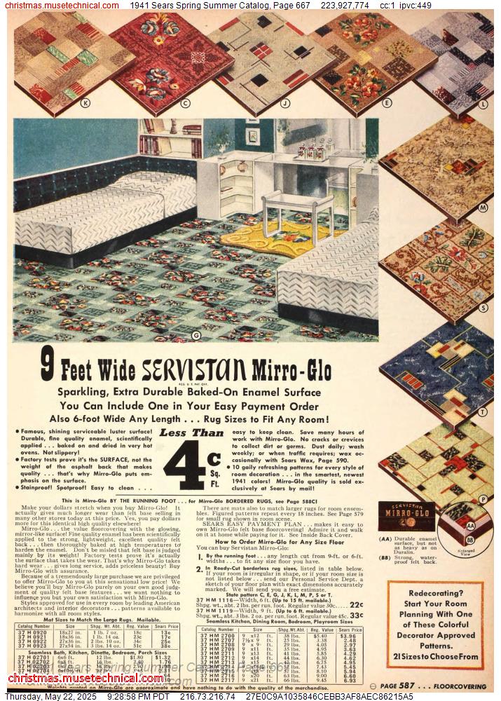 1941 Sears Spring Summer Catalog, Page 667