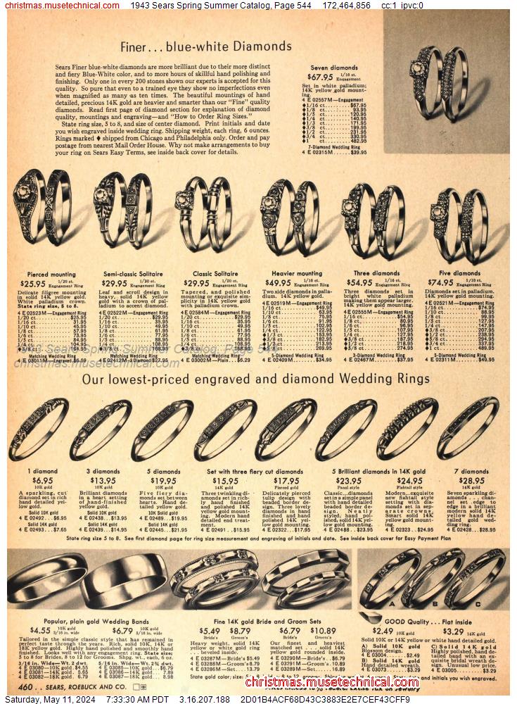 1943 Sears Spring Summer Catalog, Page 544