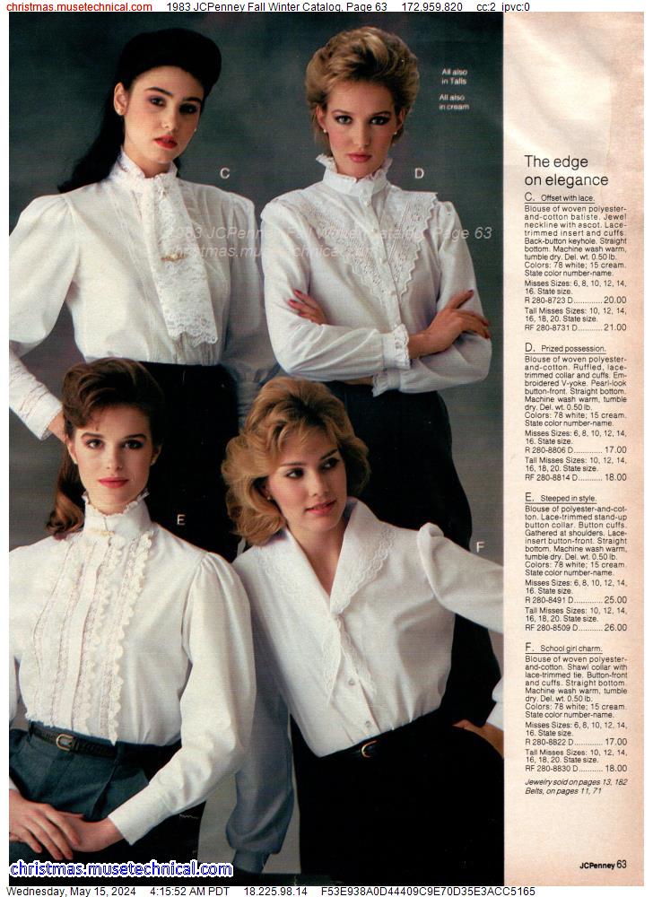 1983 JCPenney Fall Winter Catalog, Page 63