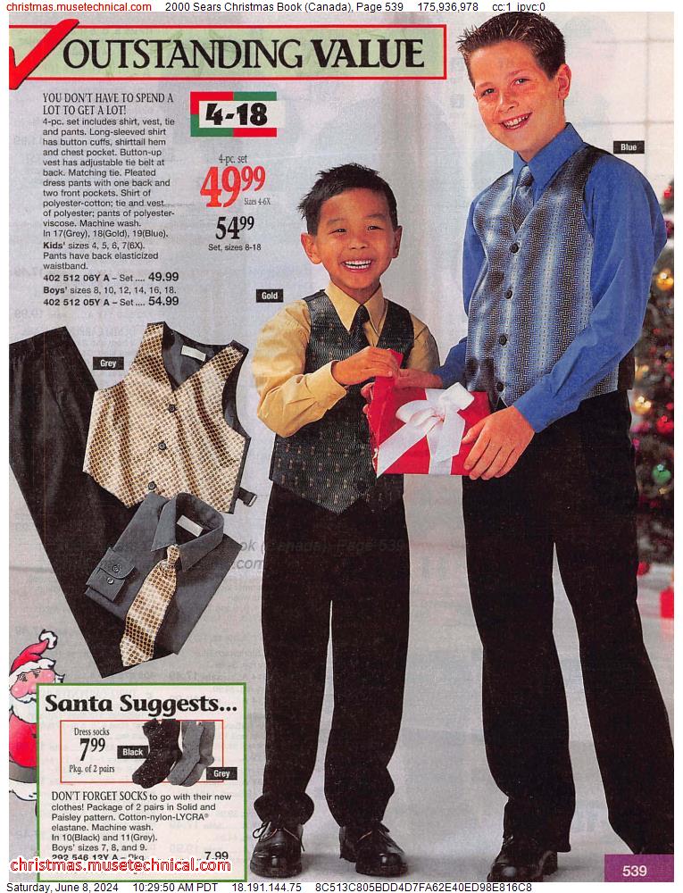 2000 Sears Christmas Book (Canada), Page 539