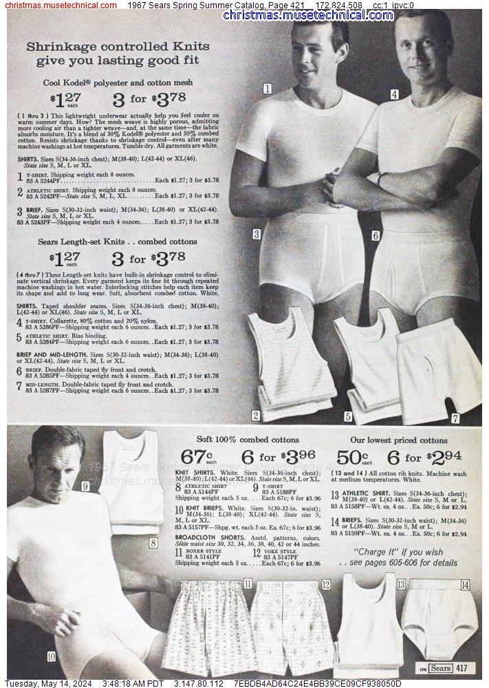 1967 Sears Spring Summer Catalog, Page 421