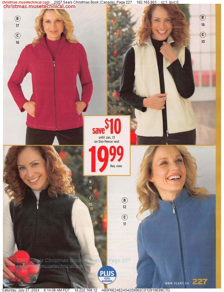 2007 Sears Christmas Book (Canada), Page 227