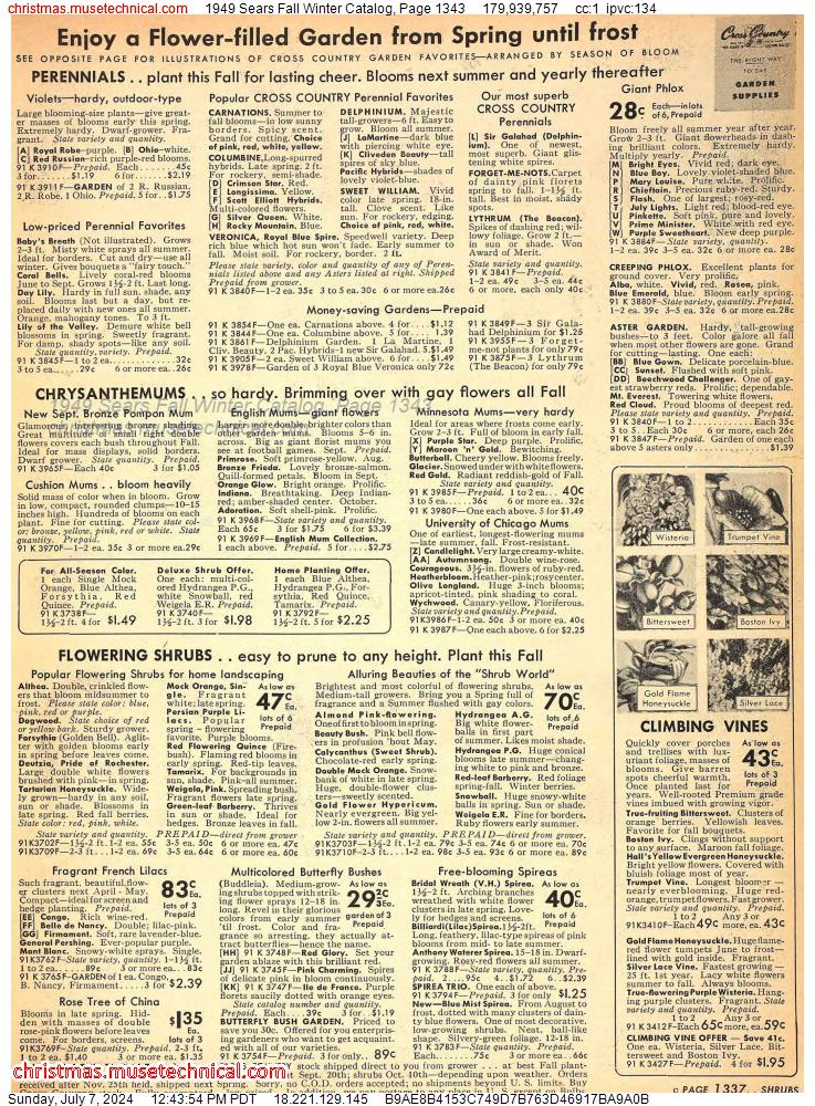 1949 Sears Fall Winter Catalog, Page 1343