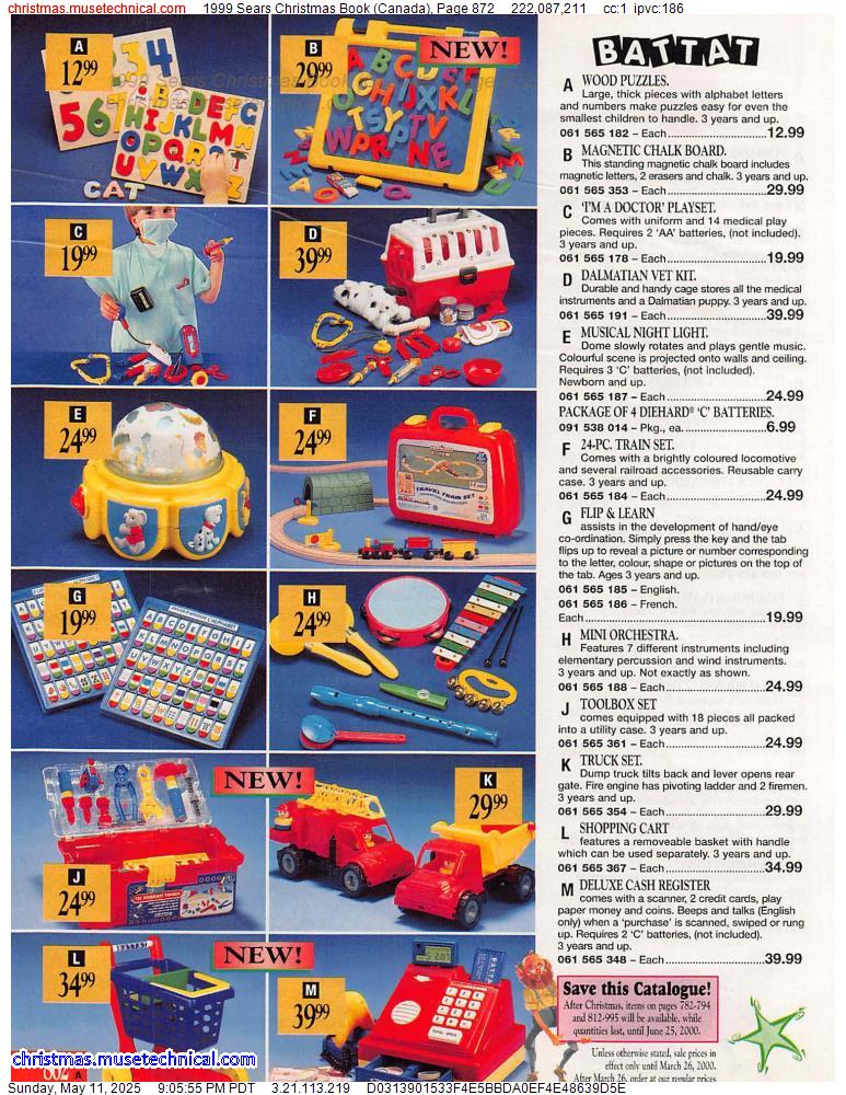 1999 Sears Christmas Book (Canada), Page 872