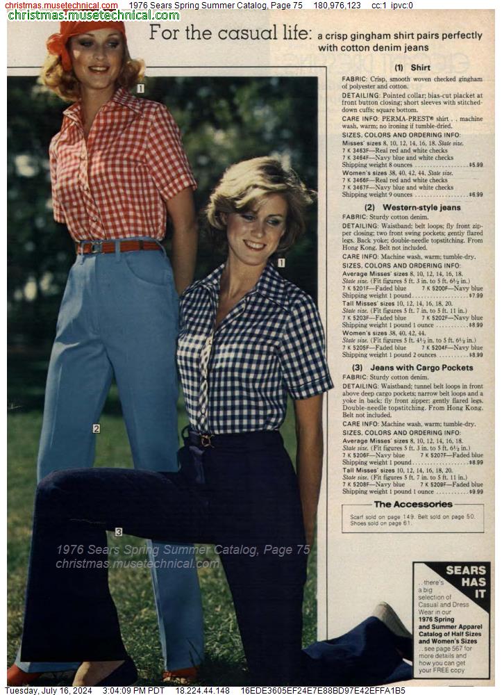 1976 Sears Spring Summer Catalog, Page 75