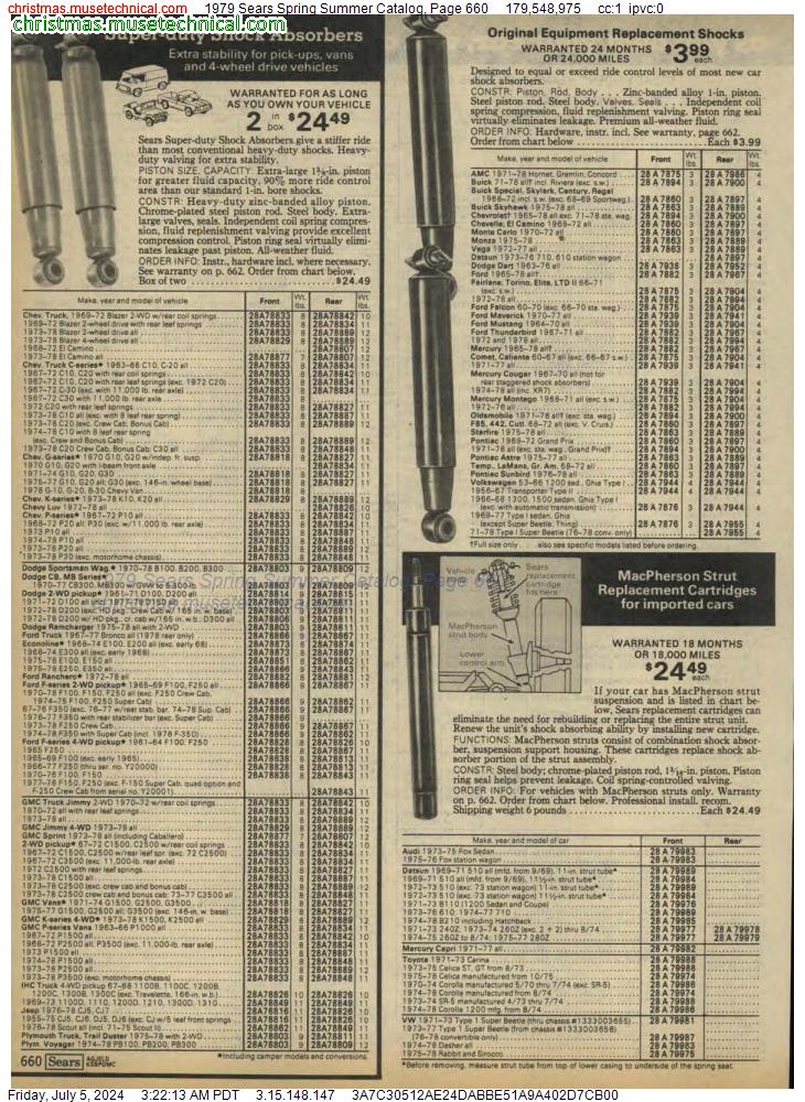 1979 Sears Spring Summer Catalog, Page 660