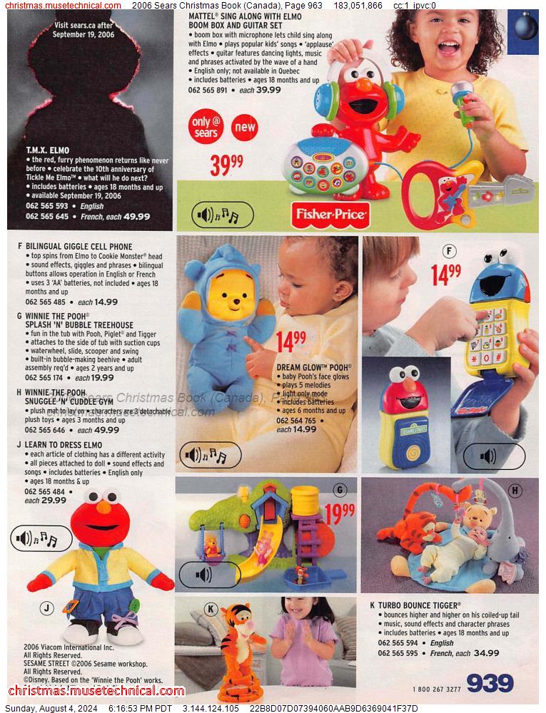 2006 Sears Christmas Book (Canada), Page 963