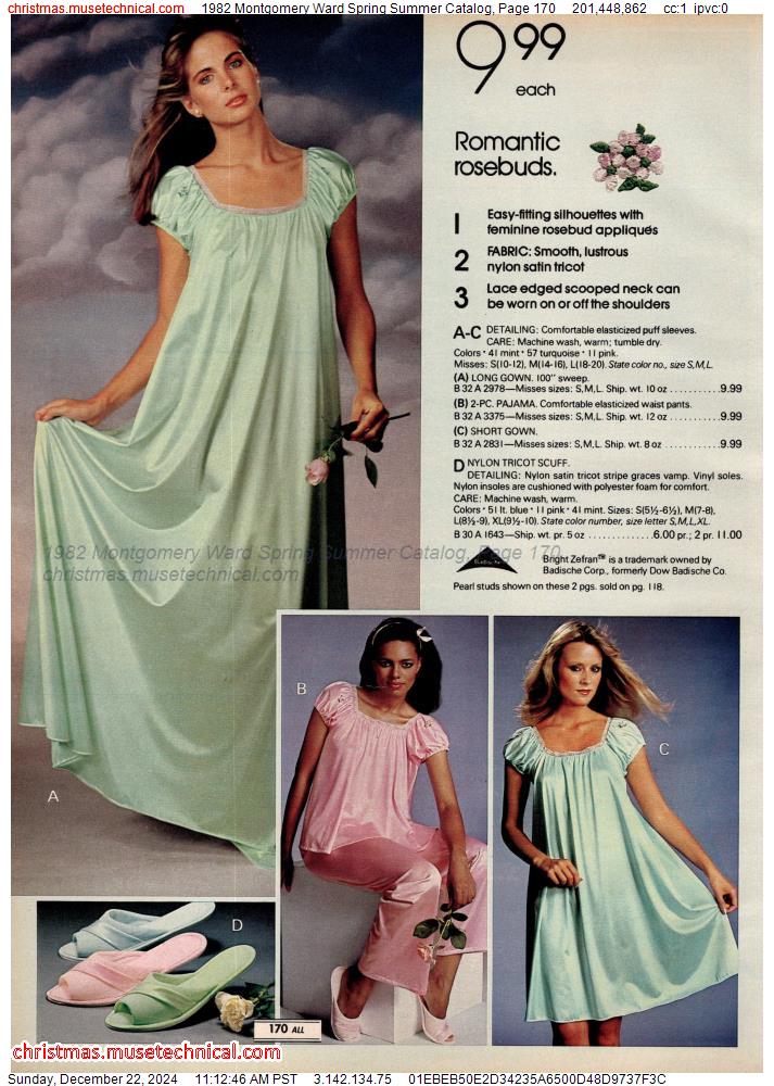 1982 Montgomery Ward Spring Summer Catalog, Page 170