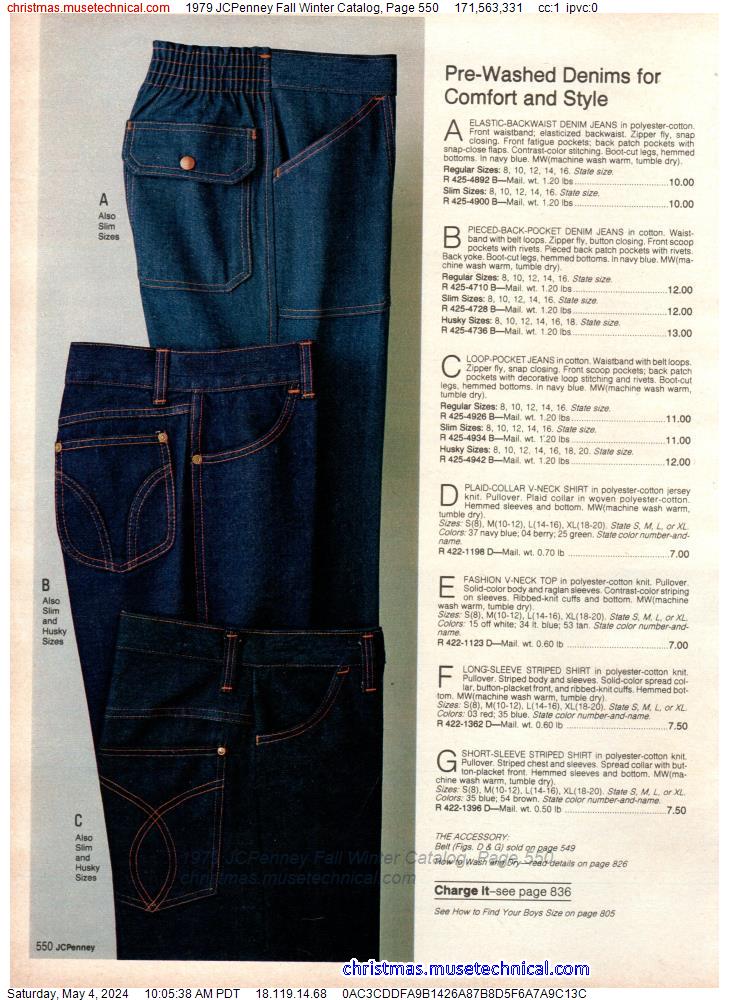 1979 JCPenney Fall Winter Catalog, Page 550