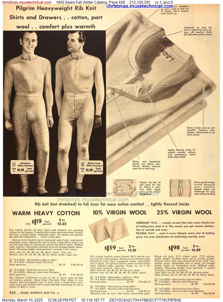 1950 Sears Fall Winter Catalog, Page 426