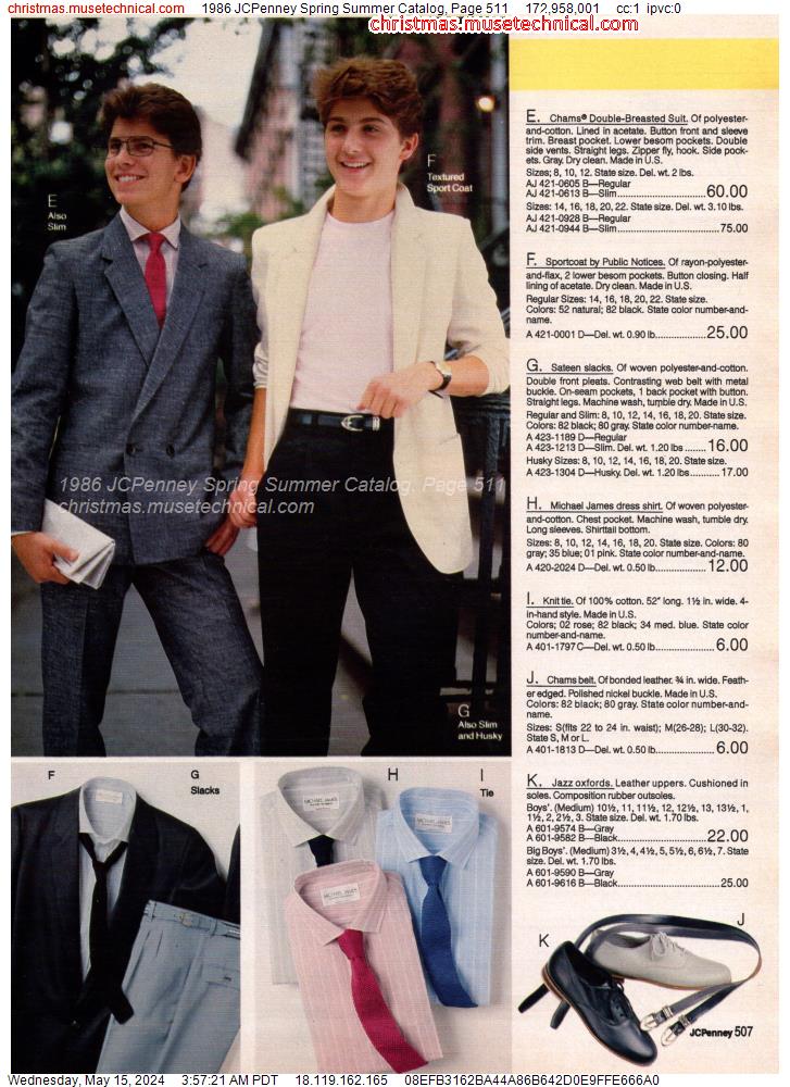 1986 JCPenney Spring Summer Catalog, Page 511