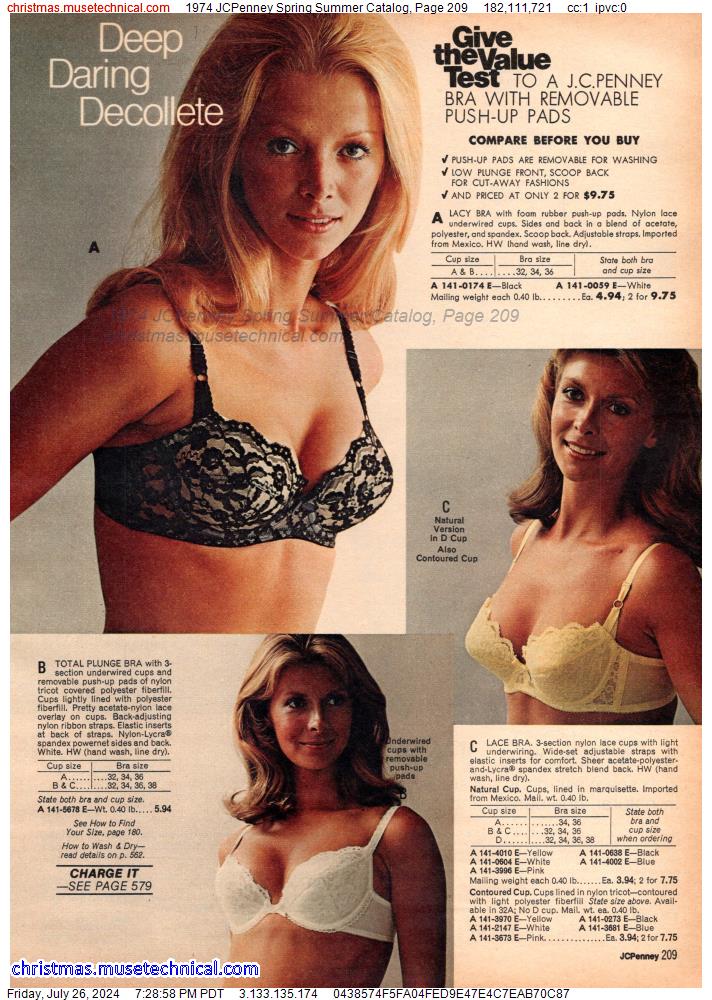 1974 JCPenney Spring Summer Catalog, Page 209