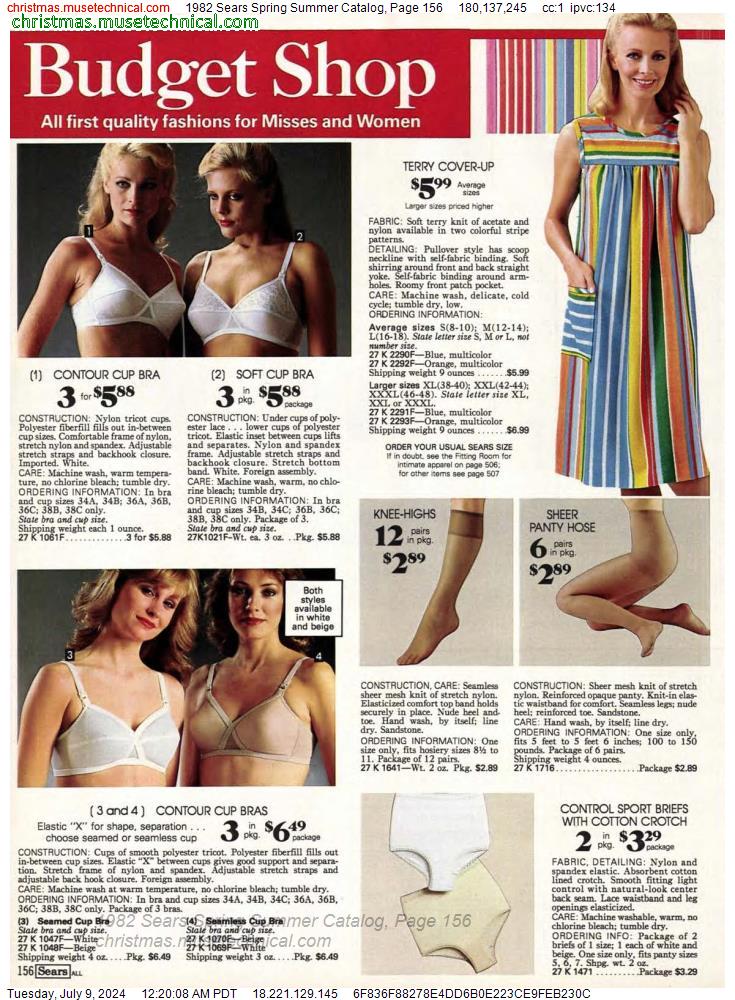 1982 Sears Spring Summer Catalog, Page 156