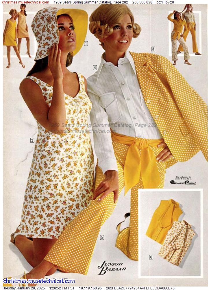 1969 Sears Spring Summer Catalog, Page 282