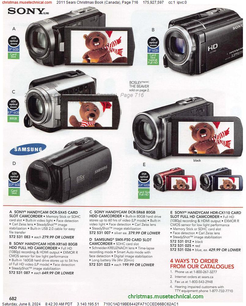 2011 Sears Christmas Book (Canada), Page 716