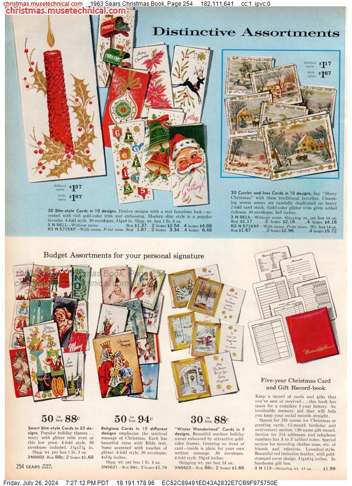 1963 Sears Christmas Book, Page 254