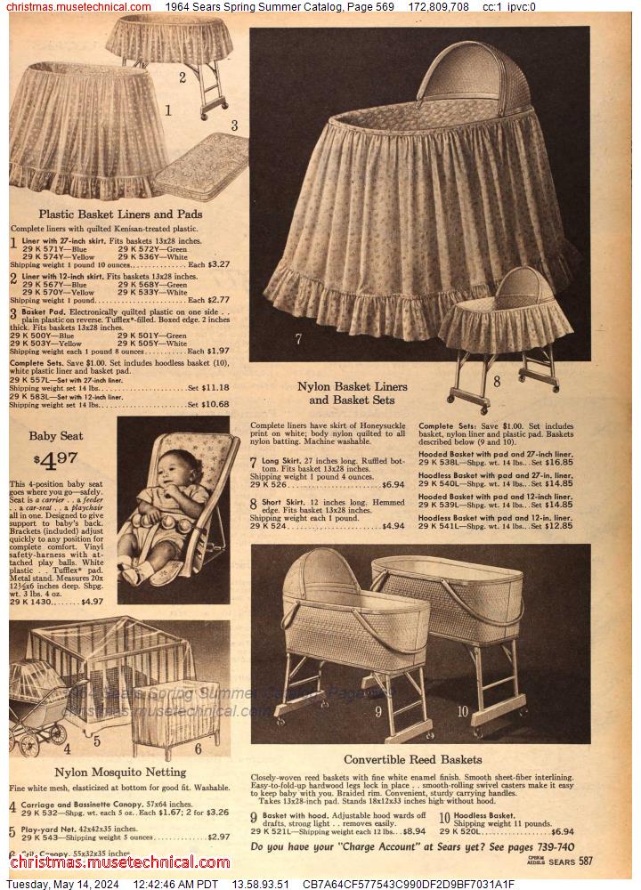 1964 Sears Spring Summer Catalog, Page 569