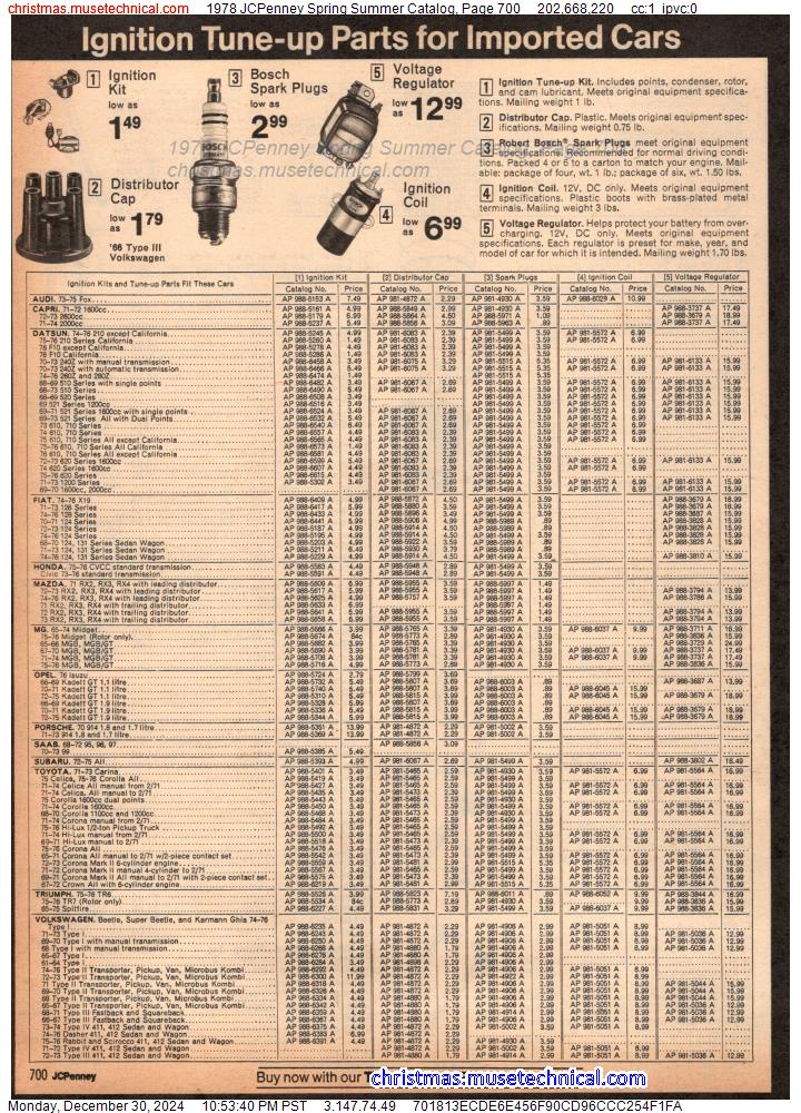 1978 JCPenney Spring Summer Catalog, Page 700